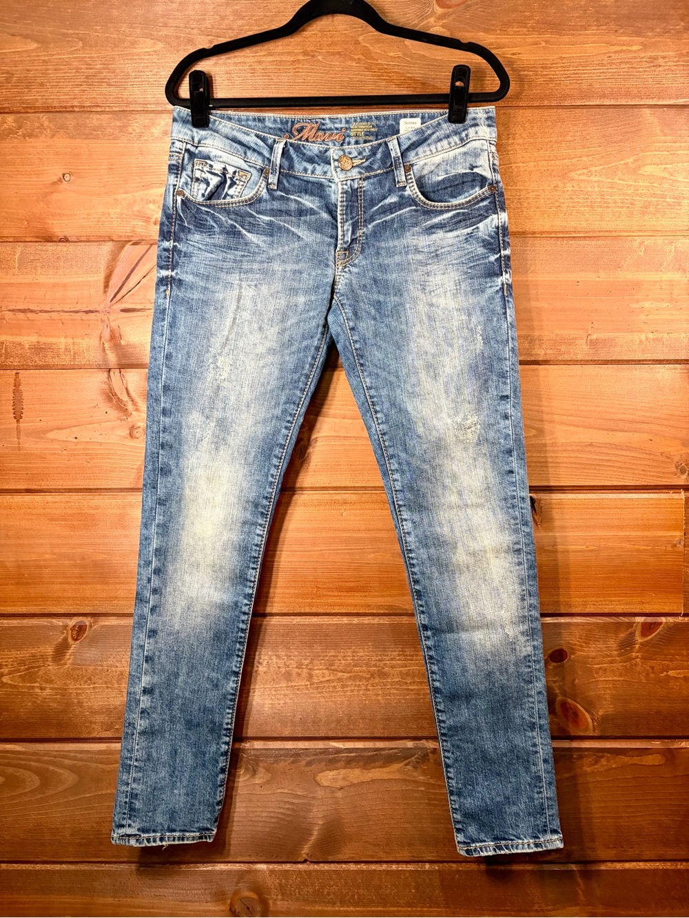 Mavi Women's Serena Low Rise Light Blue Skinny Jeans Size 29x30 💕🌸